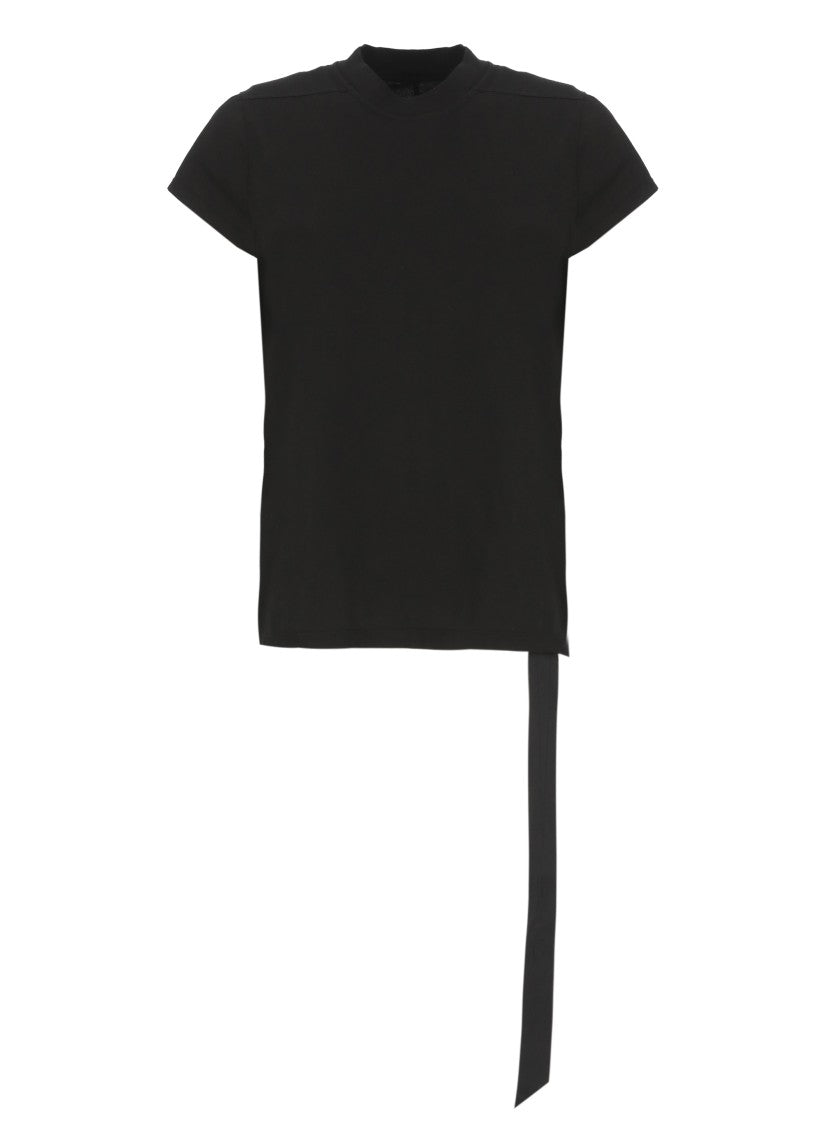 Drkshdw By Rick Owens Black Small Level Cotton T-Shirt