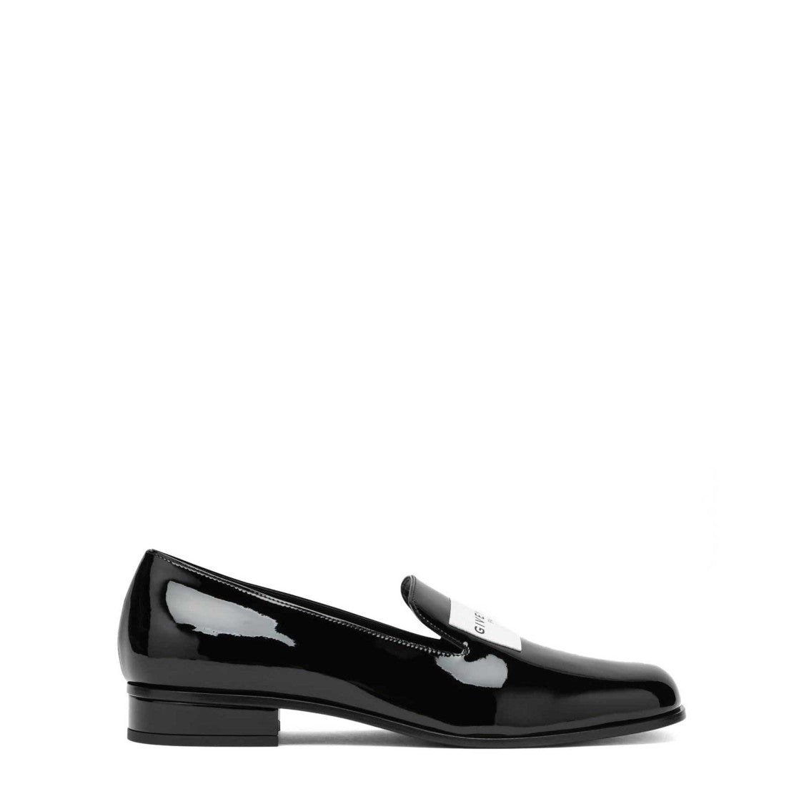 Givenchy Polished Black Calf Leather Loafers