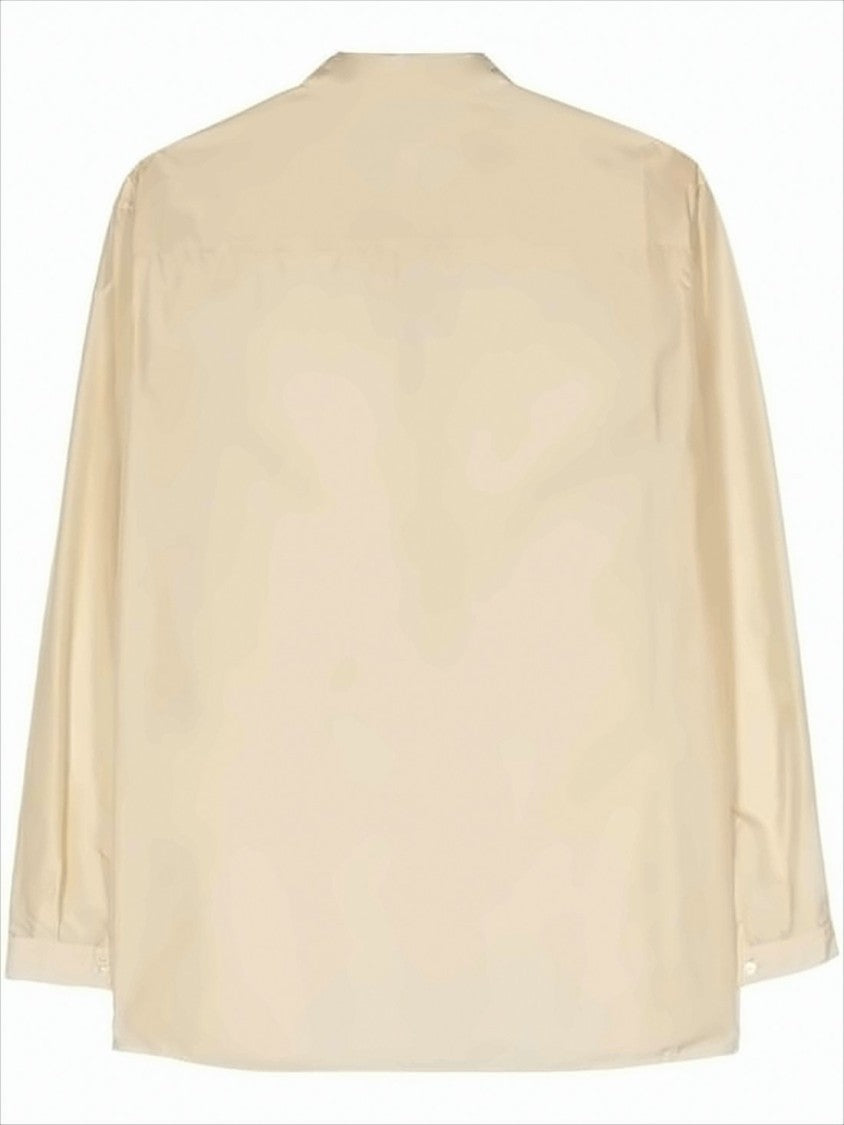 Auralee Relaxed-Fit Long-Sleeve Shirt With Front Zipper