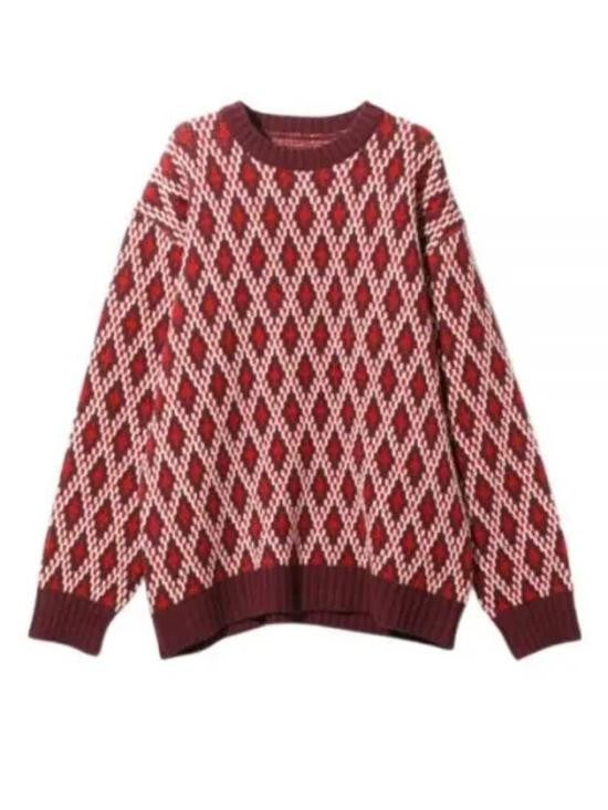 Needles Diamond Argyle Wool Sweater