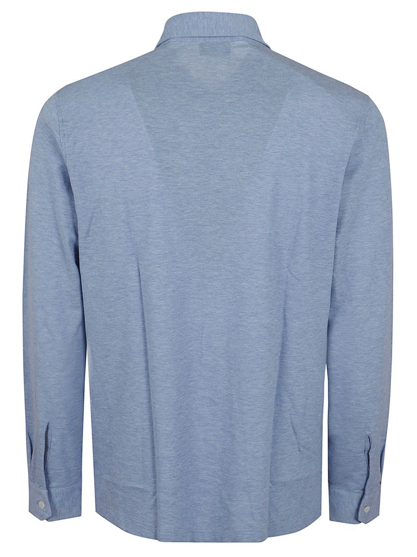 Barba Napoli Lightweight Cotton Oversized Button-Down Shirt