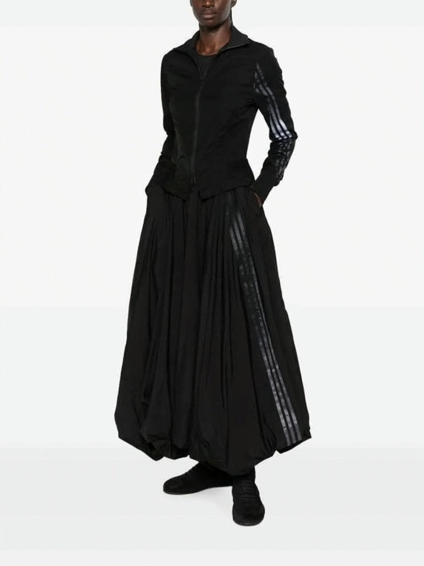 Y-3 Sleek Black Jacket With Reflective Stripes
