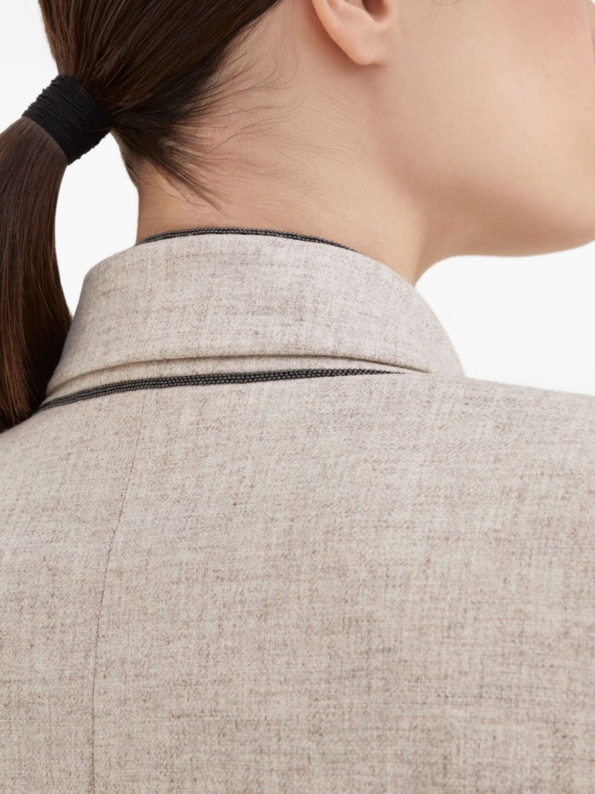 Brunello Cucinelli Double-Breasted Wool Jacket