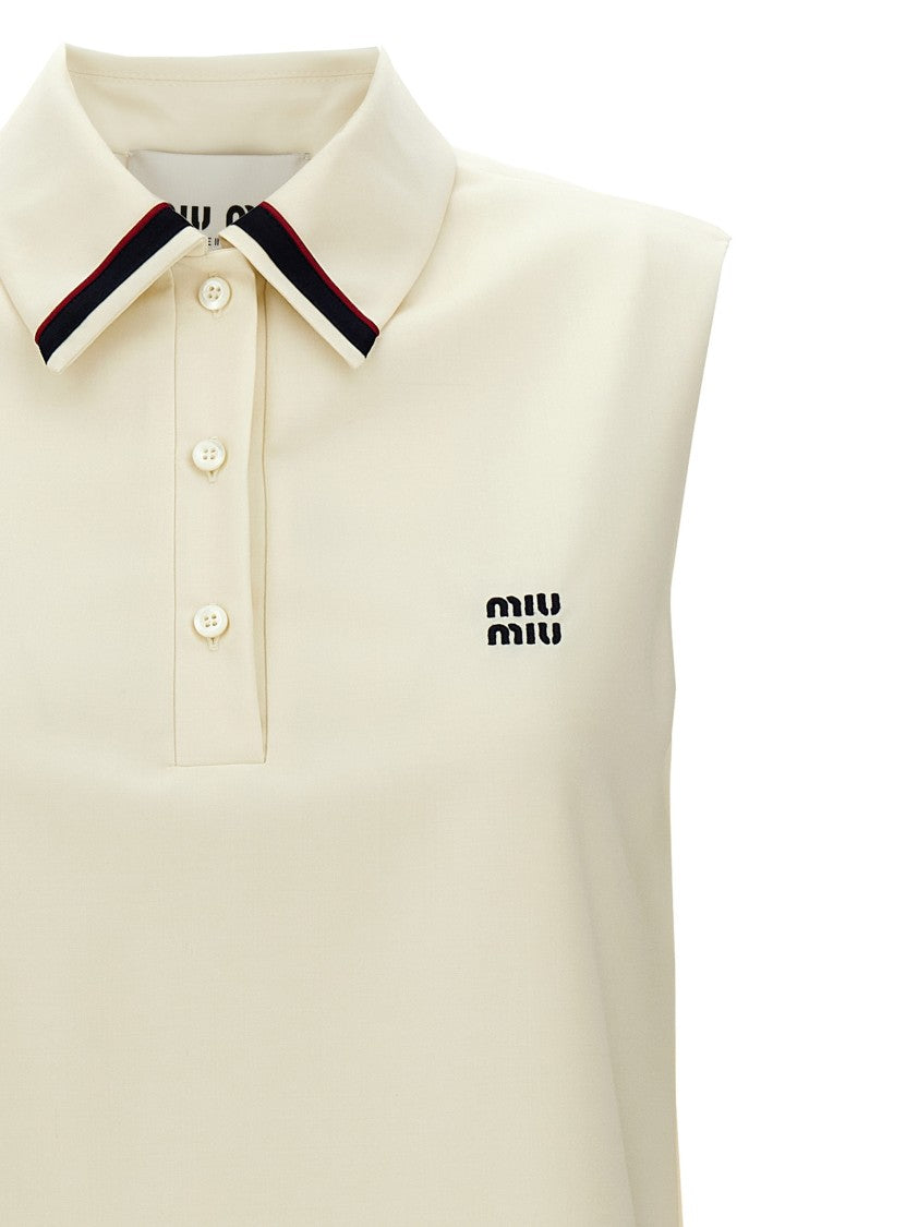 Miu Miu Mohair Canvas Dress