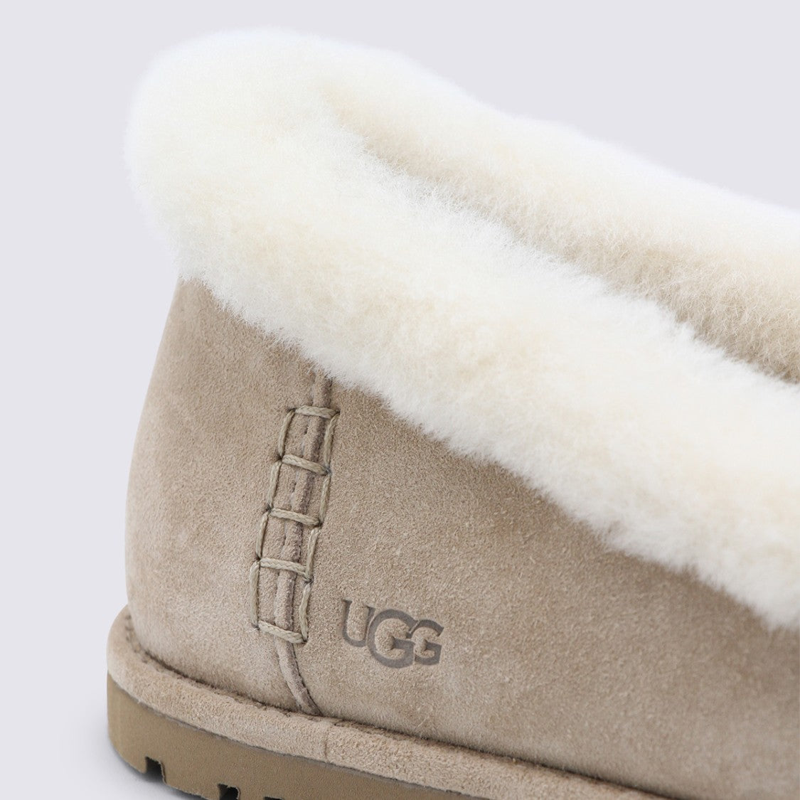 Ugg Beige Suede Flats