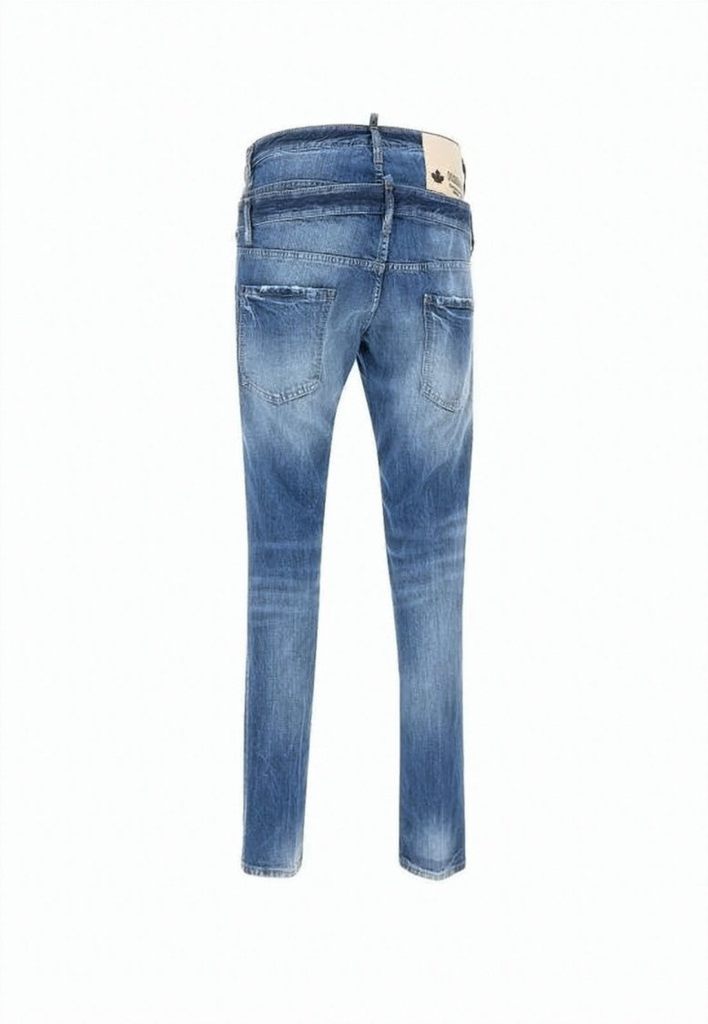Dsquared2 Medium Blue Slim Fit Denim Pants