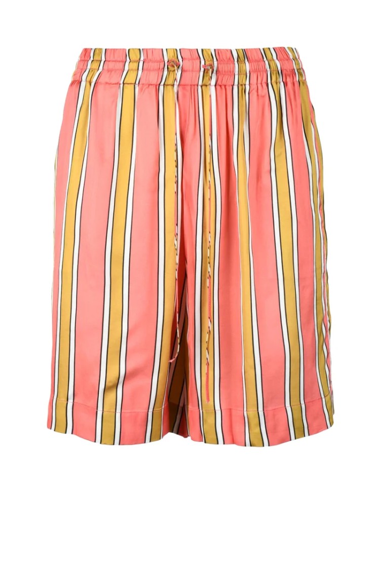 Semi Couture Multicolor Striped Viscose Shorts