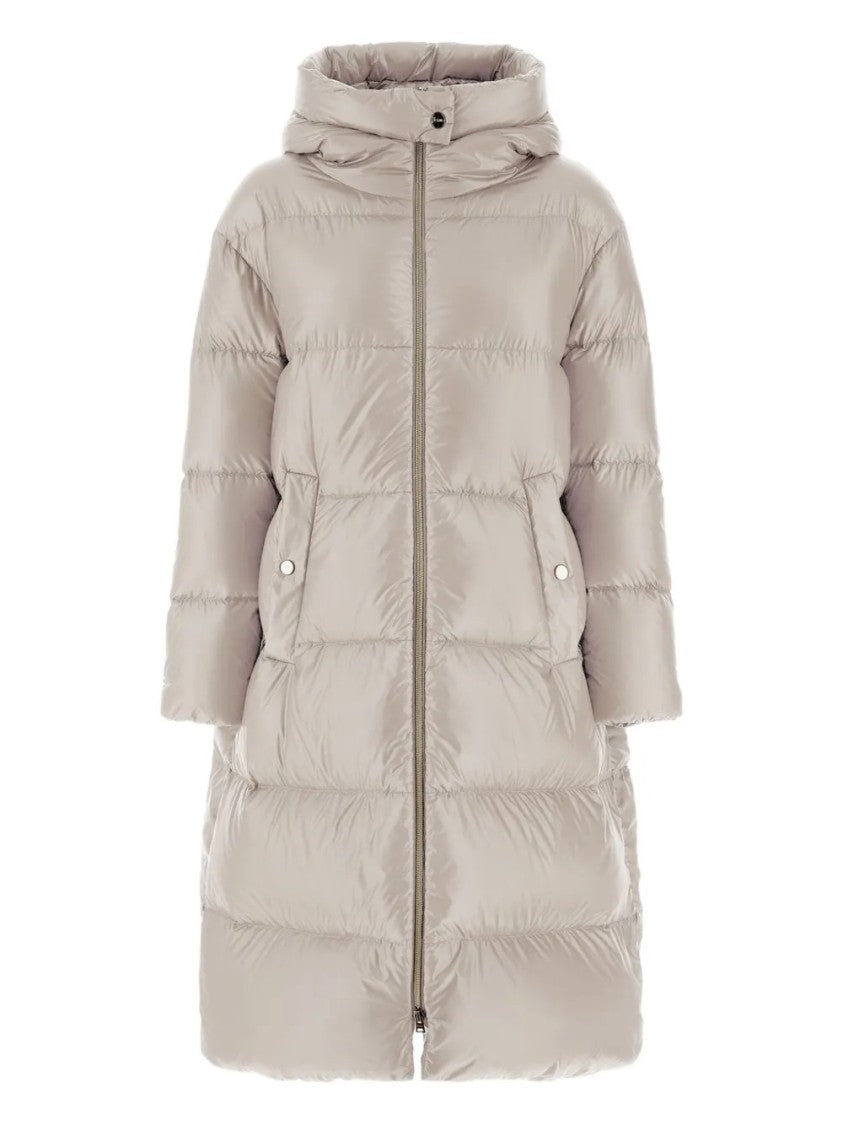 Herno Long Padded Coat With Quilted Design