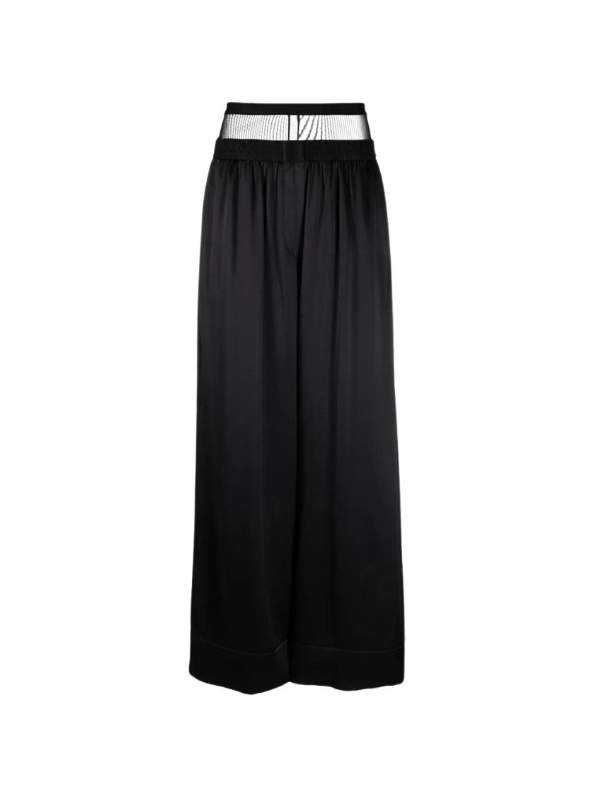 Alexander Wang Silk Mesh Layerd Boxer Pant