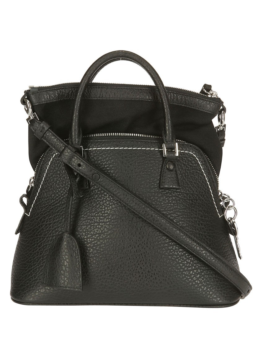 Maison Margiela Black Leather Shoulder Bag