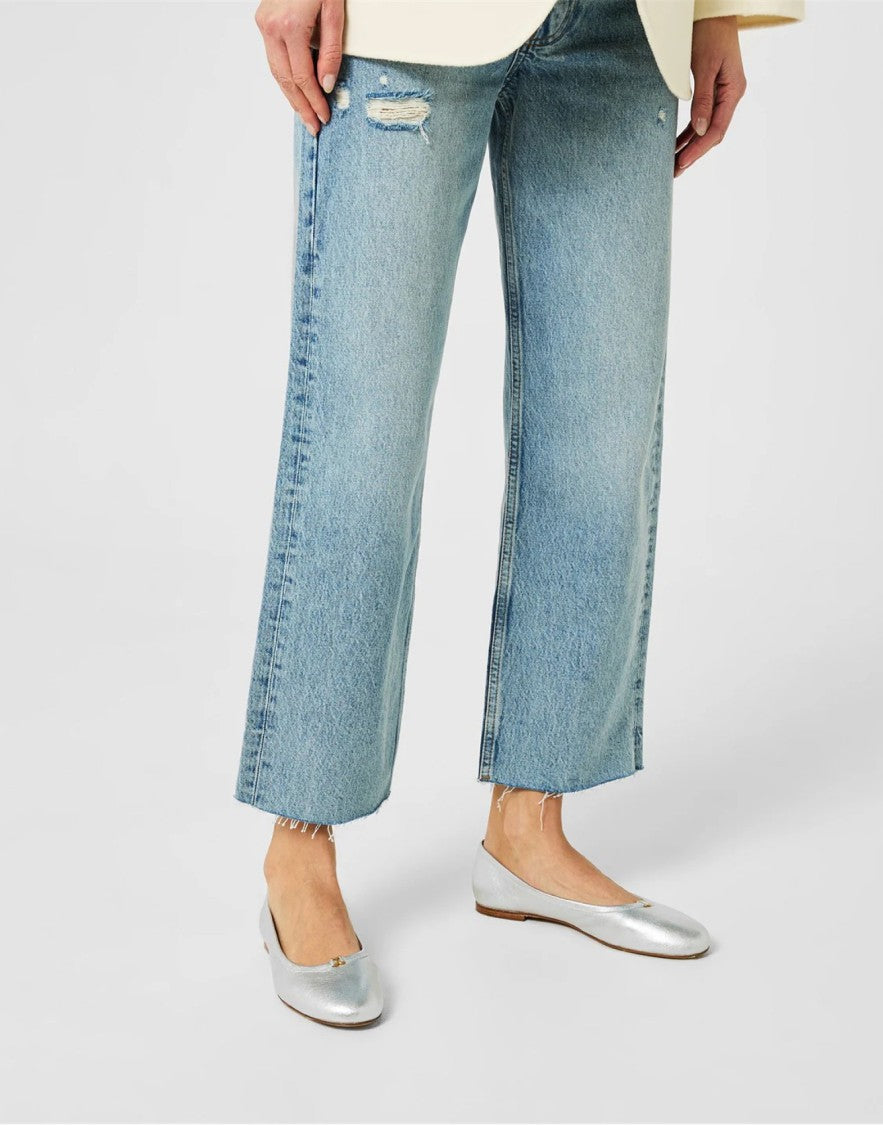 Chloé Marcie Metallic Leather Ballerina Flats