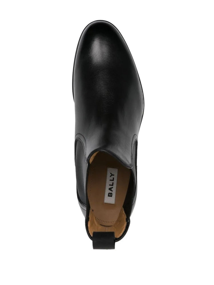 Bally Black Suede Ankle Boots