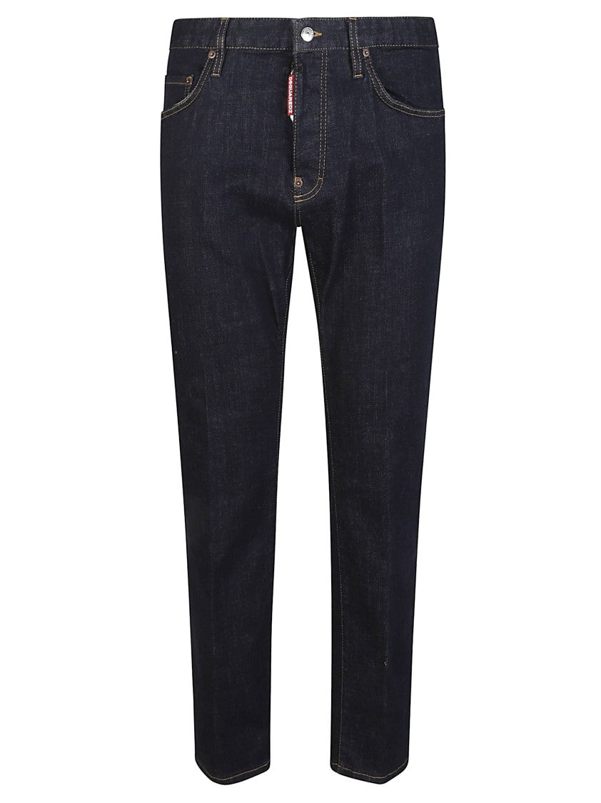 Dsquared2 642 Classic Indigo Straight Jeans