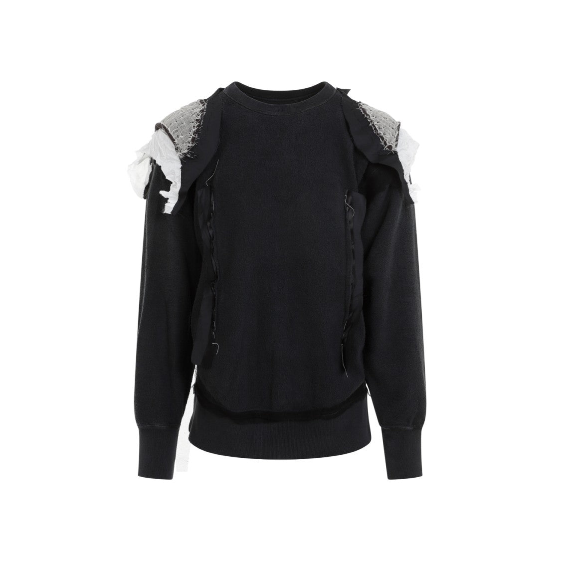 Maison Margiela Charcoal Grey Cotton Sweatshirt