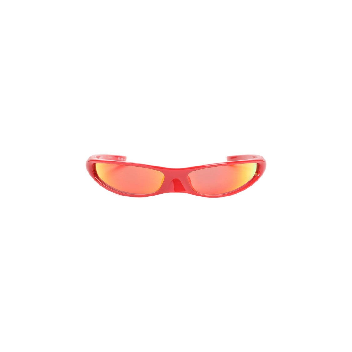 Balenciaga Red Acetate Blade Rect Bb0383s Sunglasses