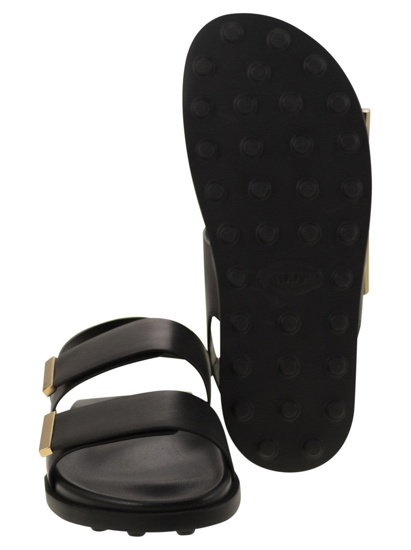 Tod's Sandal With Two Leather Straps