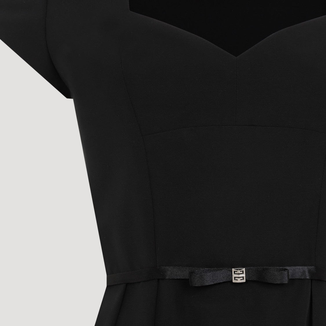 Givenchy Black Cotton Short Dress