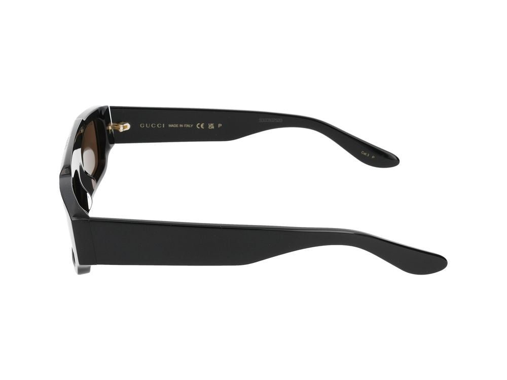 Gucci Sunglasses Gucci Gg1592s 005 Black Black Brown 55/17/145