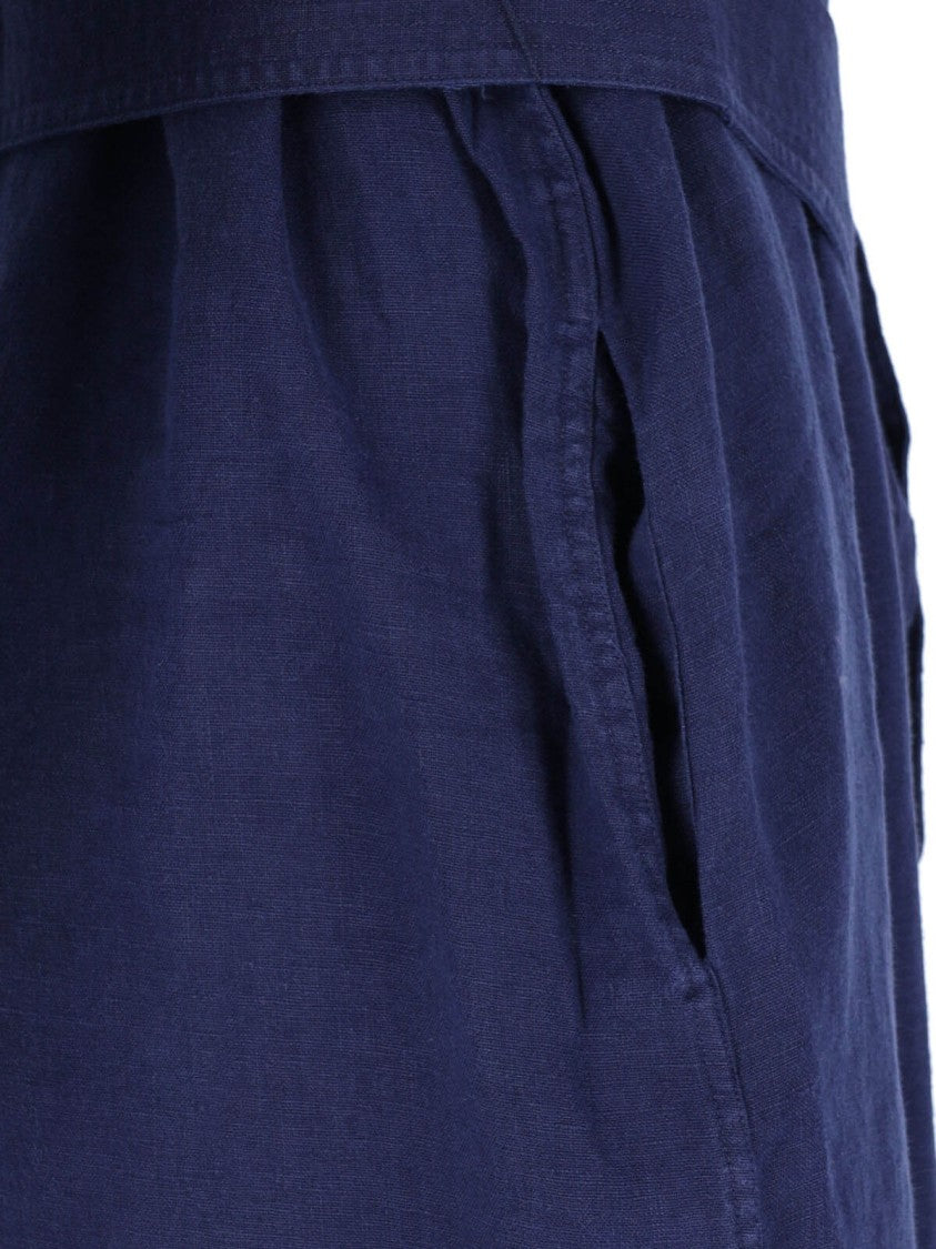 Polo Ralph Lauren Shirt Midi Dress Blue