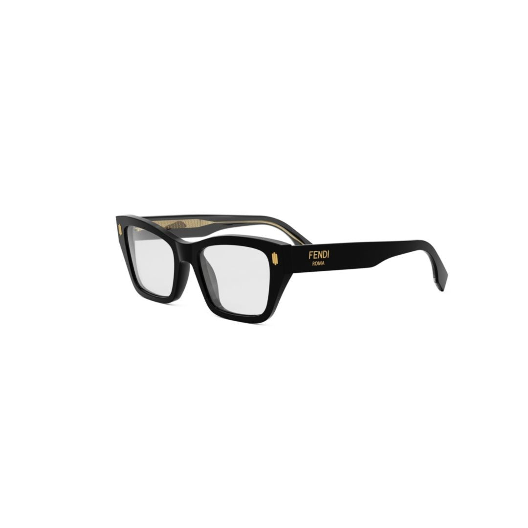 Fendi Fe50118i Oversized Square Frame Eyeglasses