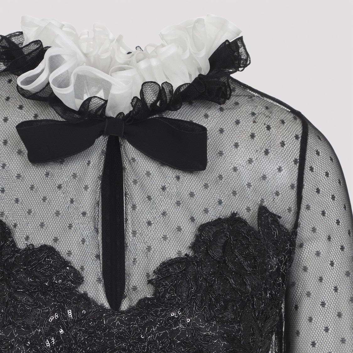 Giambattista Valli Black Mini Dress