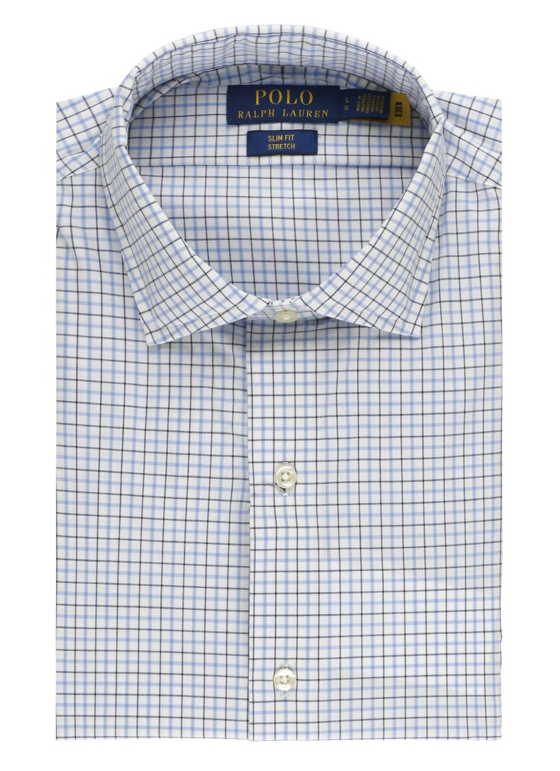 Polo Ralph Lauren Light Blue Pony Cotton Check Shirt
