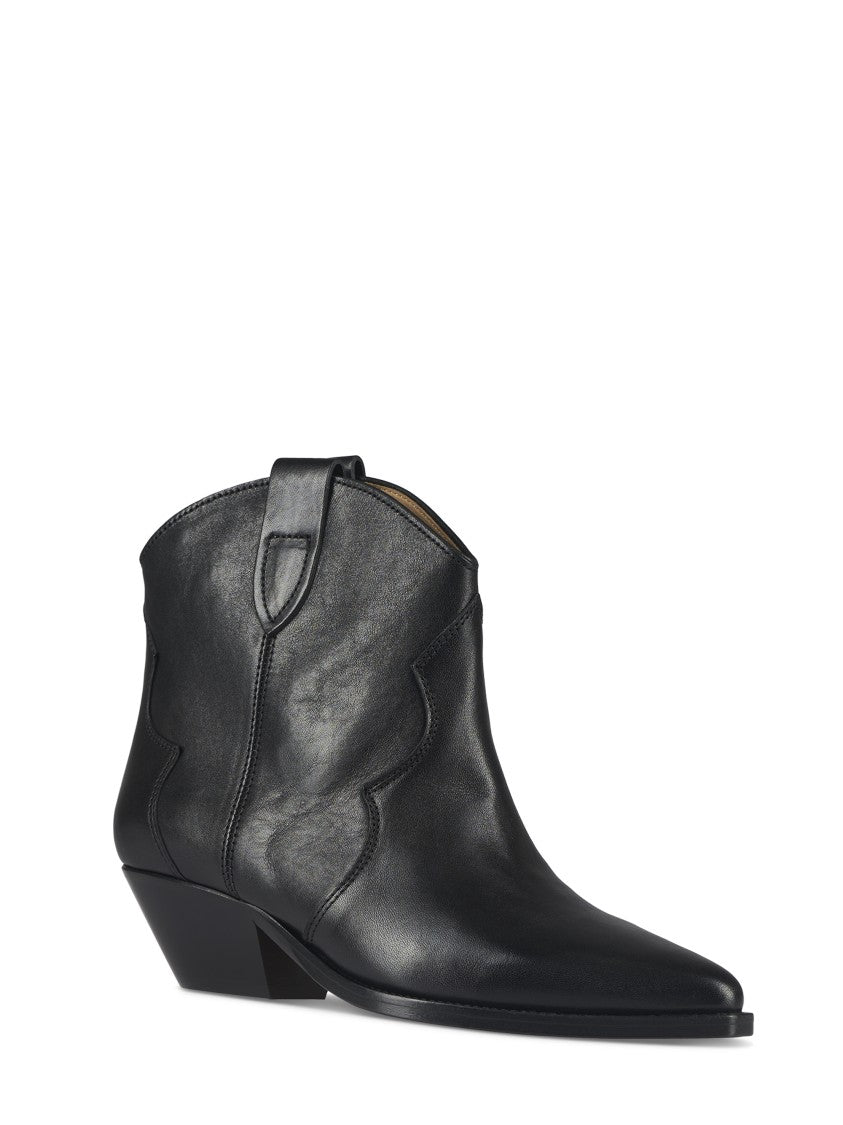 Isabel Marant Ankle Boots With Pointed Toe And Curved Design