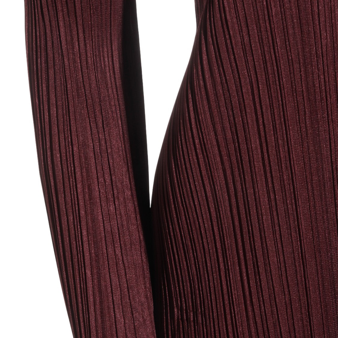 Issey Miyake Pleats Please Sleek Body-Skimming Midi Dress With Textured Pleats