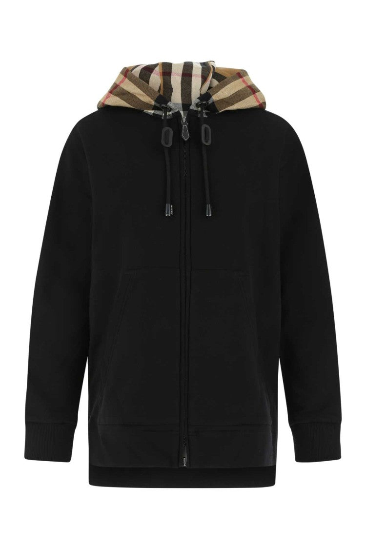 Burberry Black Cotton Sweatshirt