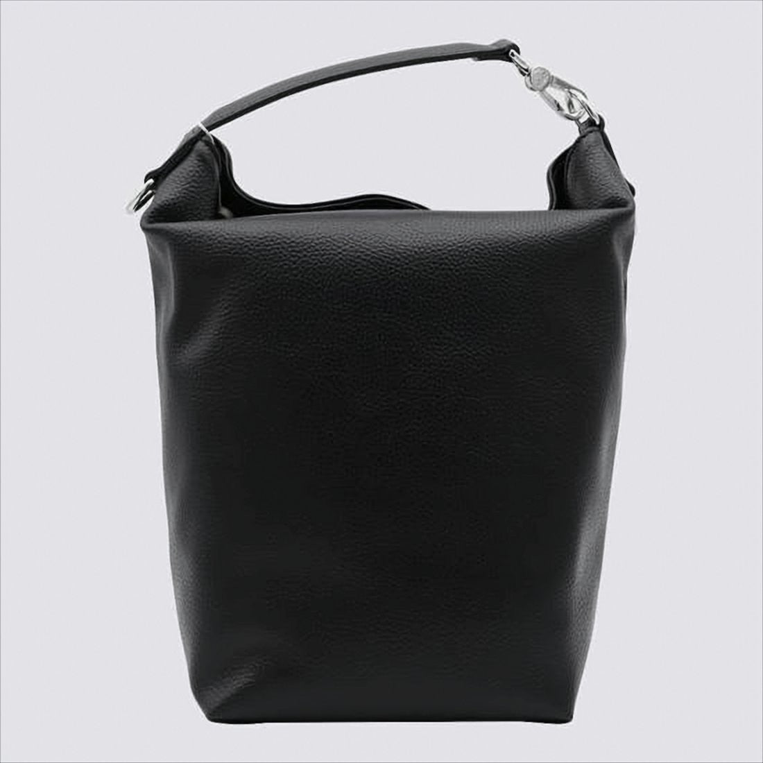 Vivienne Westwood Structured Black Synthetic Leather Tote Bag