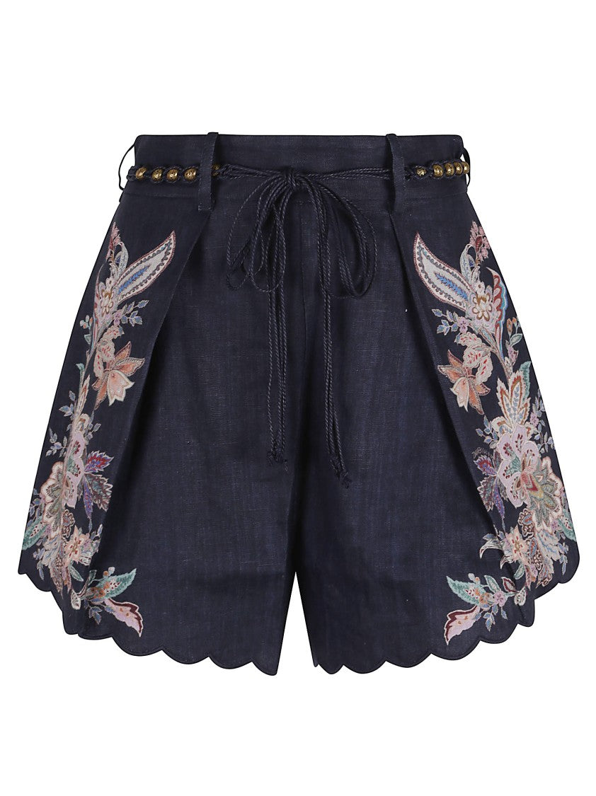 Zimmermann Tailored Linen Bermudas