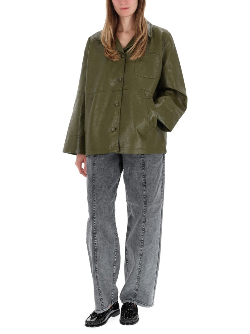 Baum Und Pferdgarten Beah Boxy Green Jacket