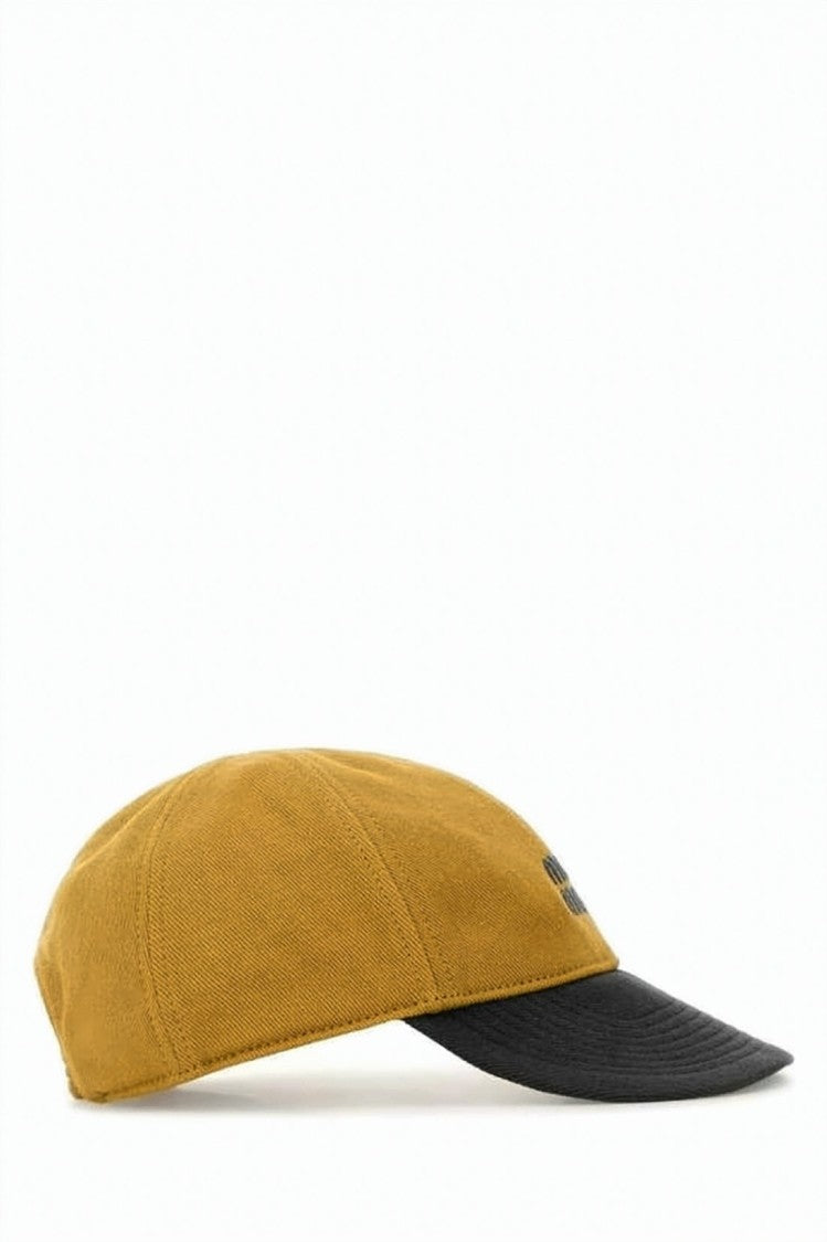 Miu Miu Structured Mustard Yellow Baseball Cap