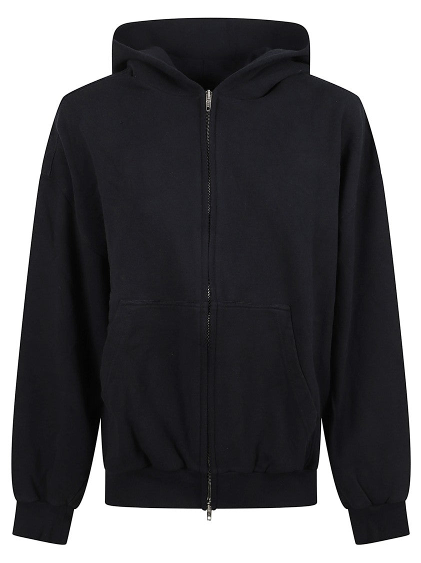 Balenciaga Dry Pile Knitwear Sweater With Flipped Embroidery