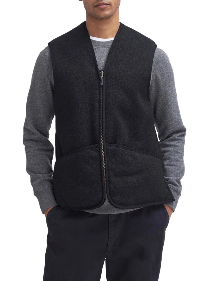 Barbour Warm Pile Waistcoat With Zip Closure
