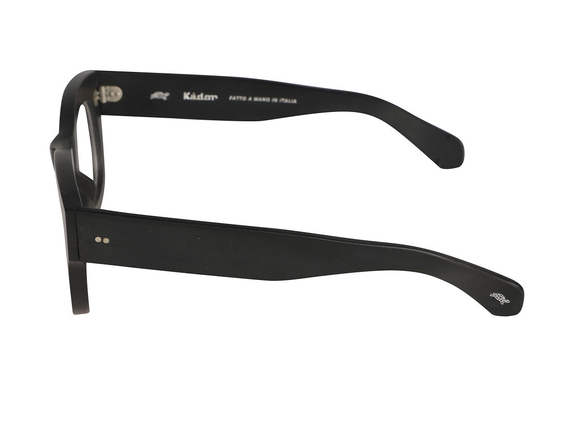 Kador Black Ariete Oversized Square Eyeglasses