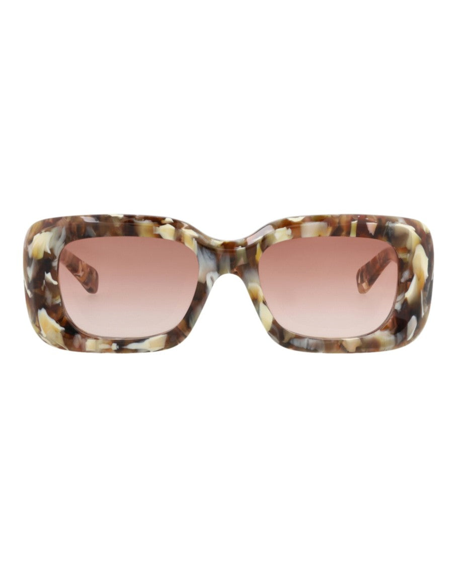 Chloé Square-Frame Recycled Acetate Sunglasses