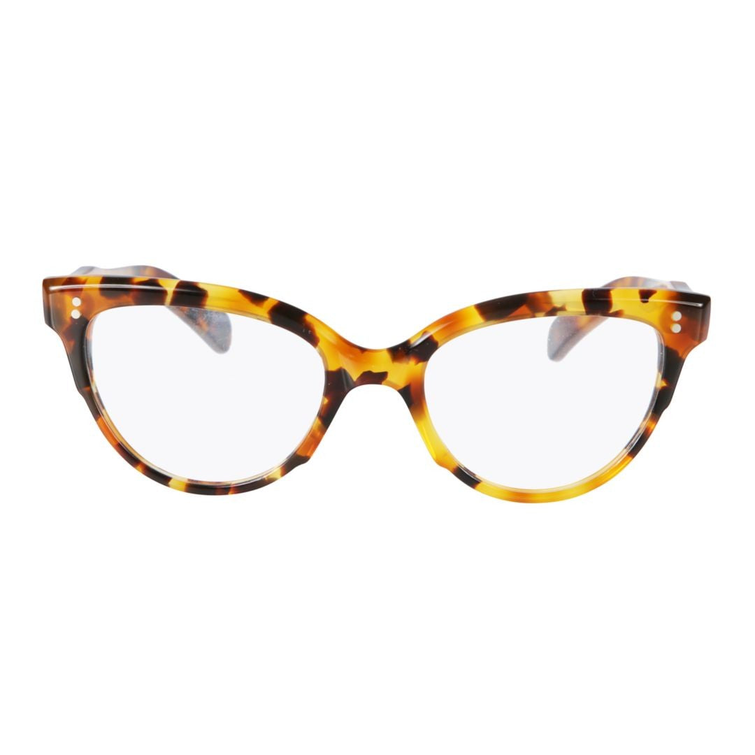 Kador Silver Monya Tortoiseshell Cat-Eye Eyeglasses