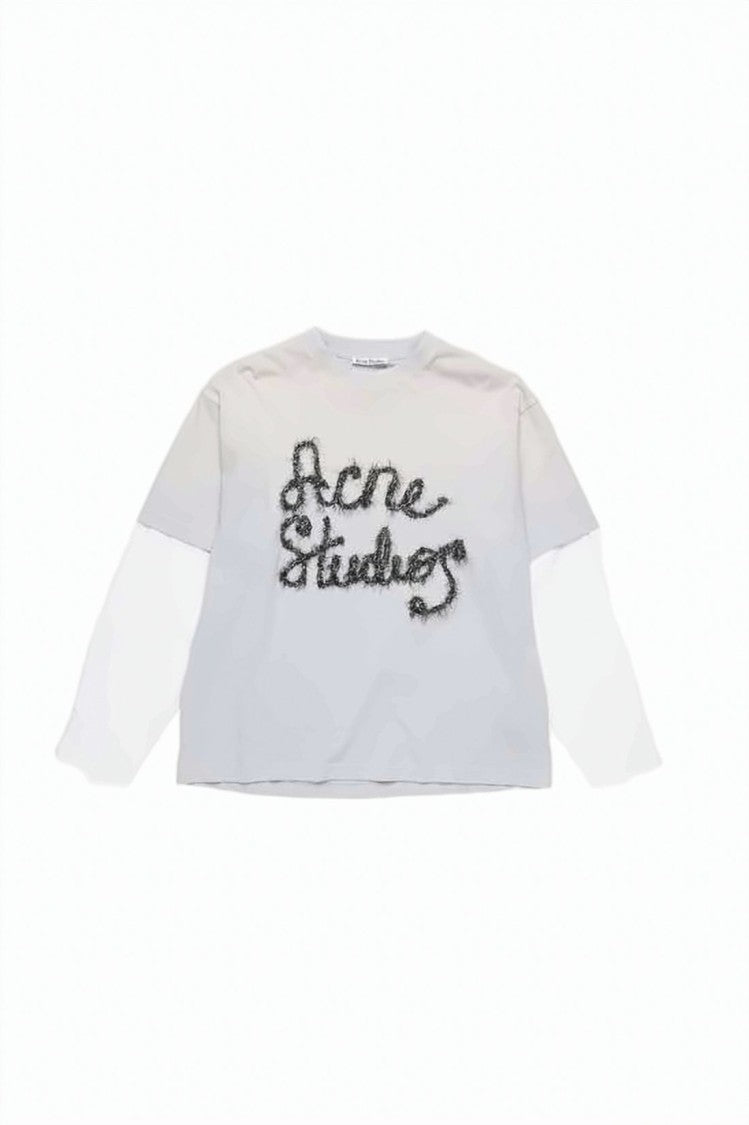 Acne Studios Layered Long-Sleeve T-Shirt With Textured Design