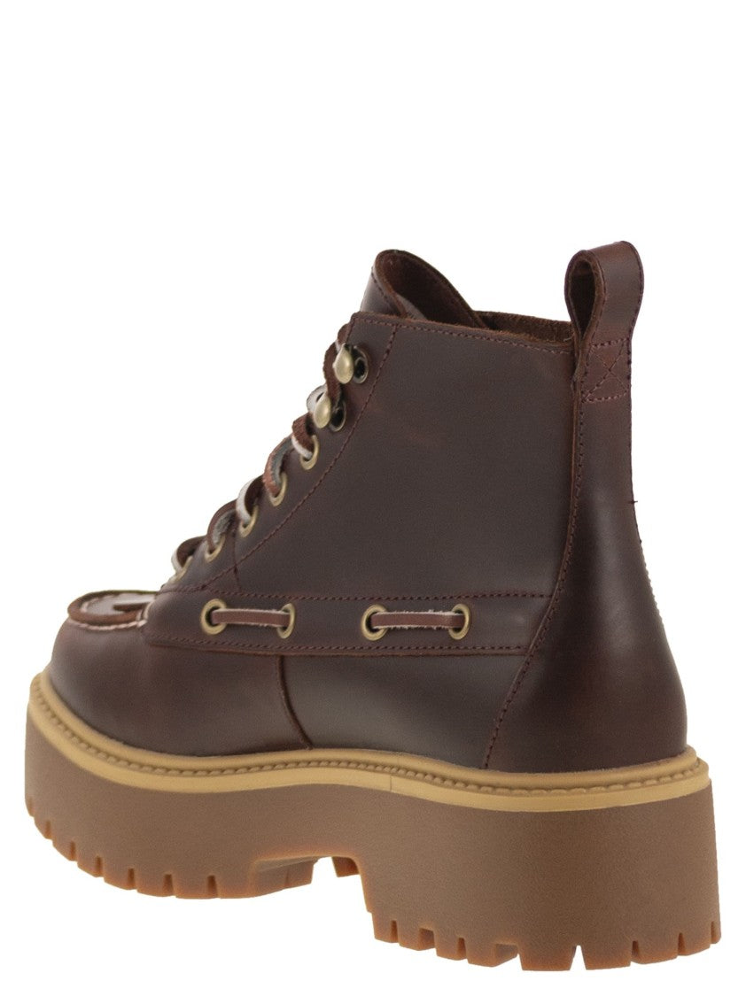Timberland Stone Street - Fringed Boot With Platform