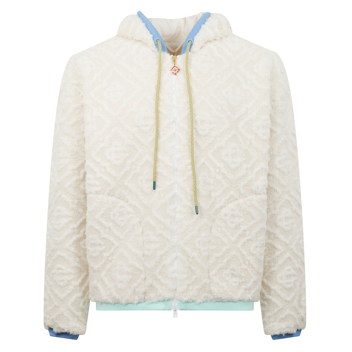 Casablanca Fleece Zip Hoodie