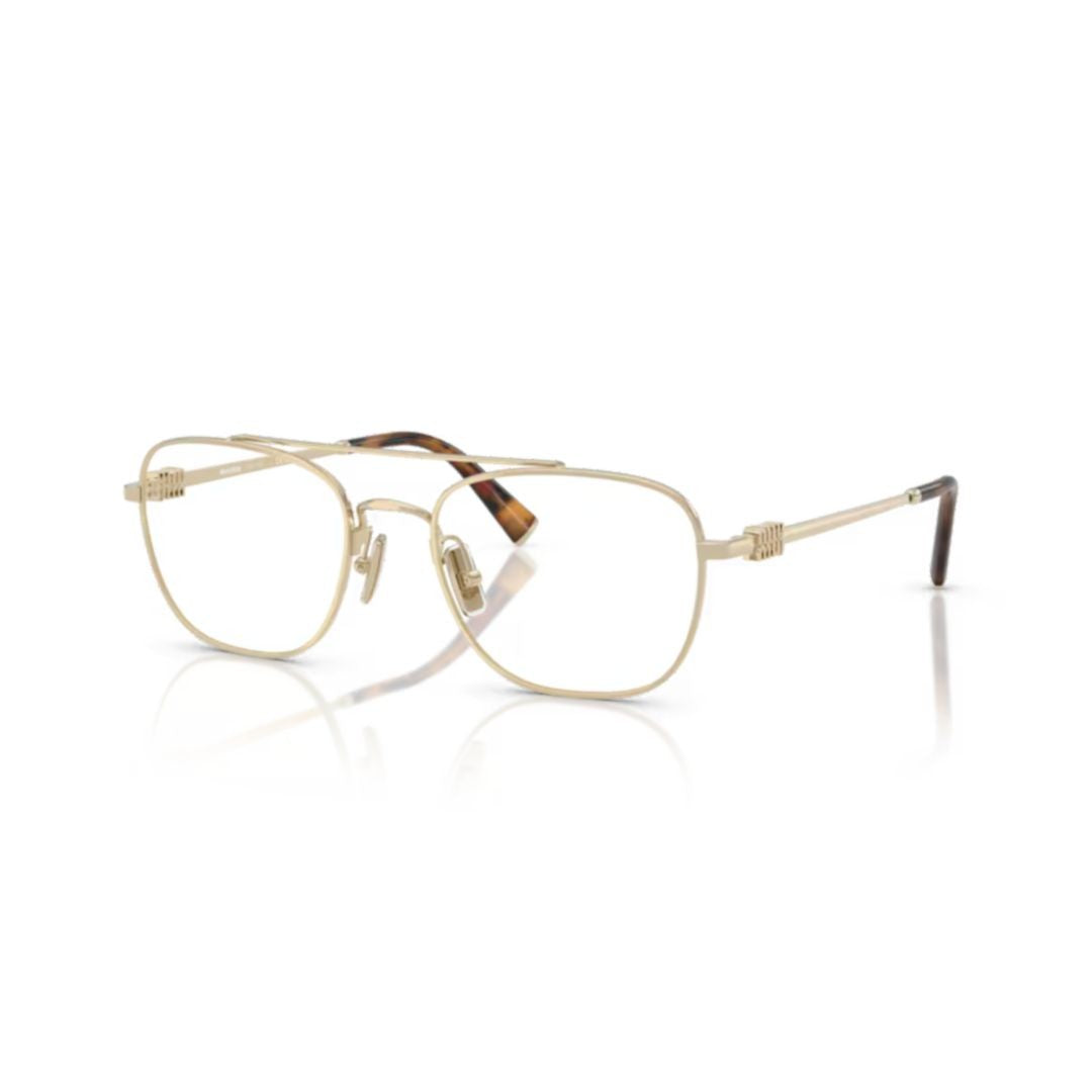 Miu Miu 0Mu 51Wv Gold-Finish Metal Frame Sunglasses