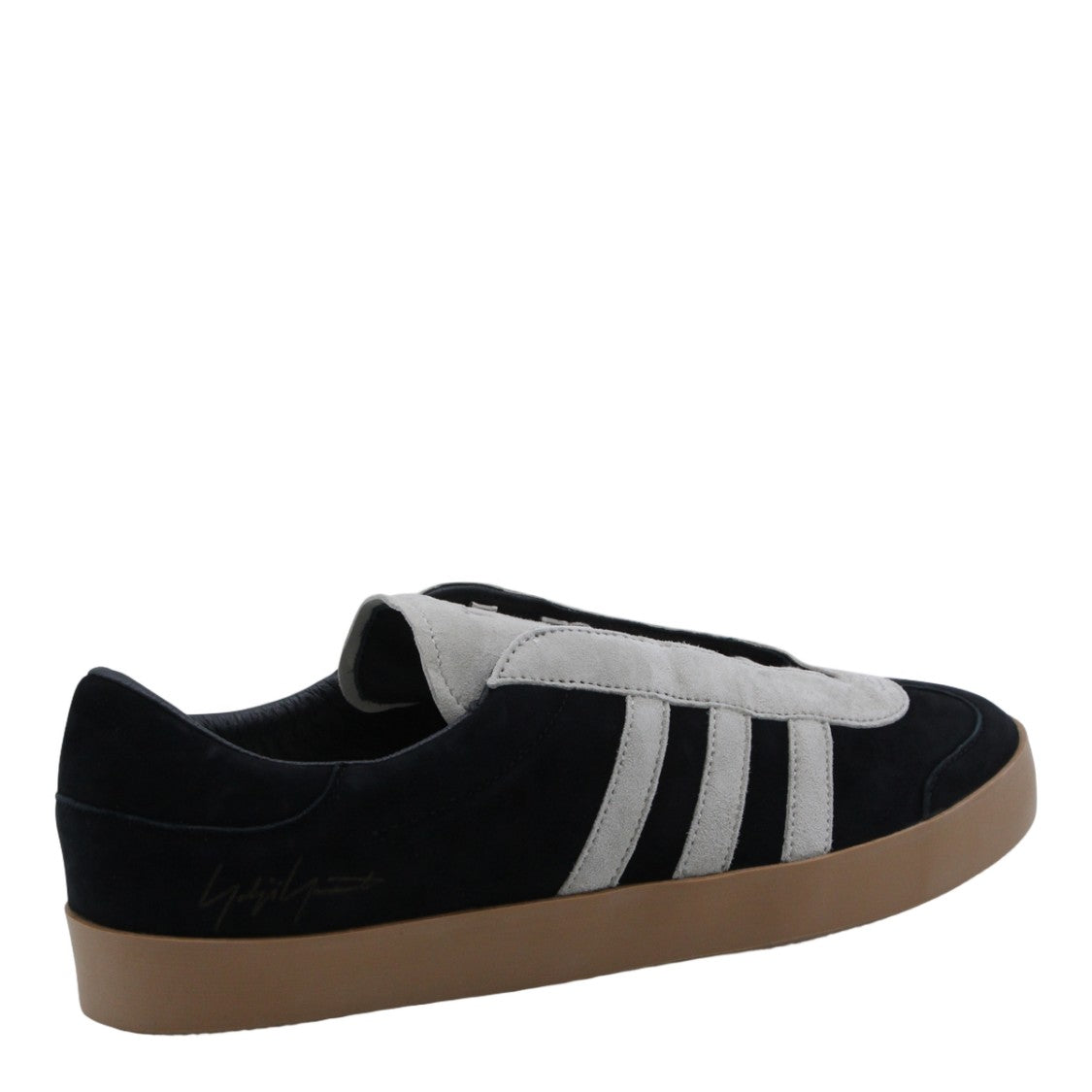 Y-3 Low-Top Black Suede Sneakers