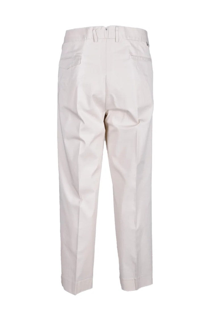 True Nyc Cotton Stretch Trousers - White