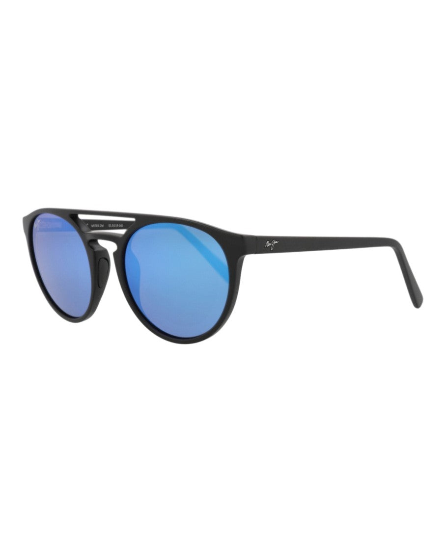 Maui Jim Round-Frame Injection Sunglasses