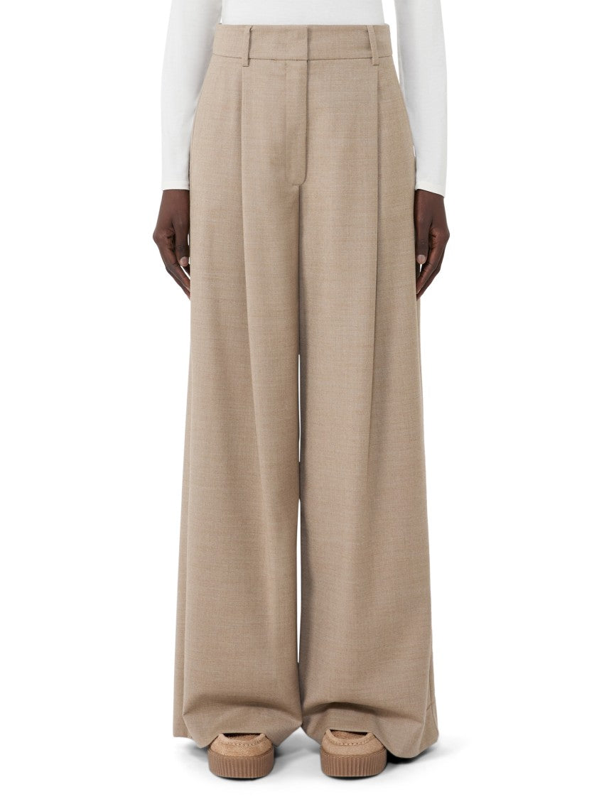 Max Mara Tailored Trousers In Virgin Wool Blend