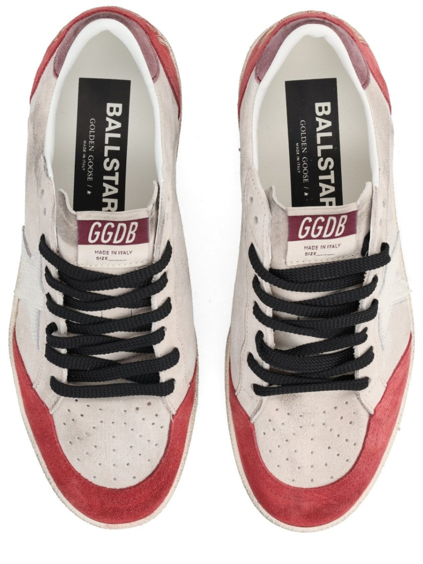 Golden Goose Ball Star Cow Leather Overlays Sneakers