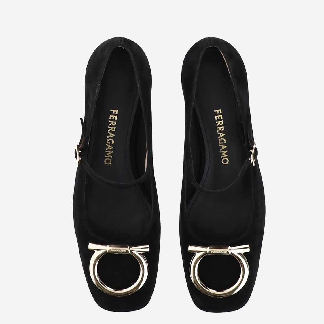 Salvatore Ferragamo Leather Ballerinas