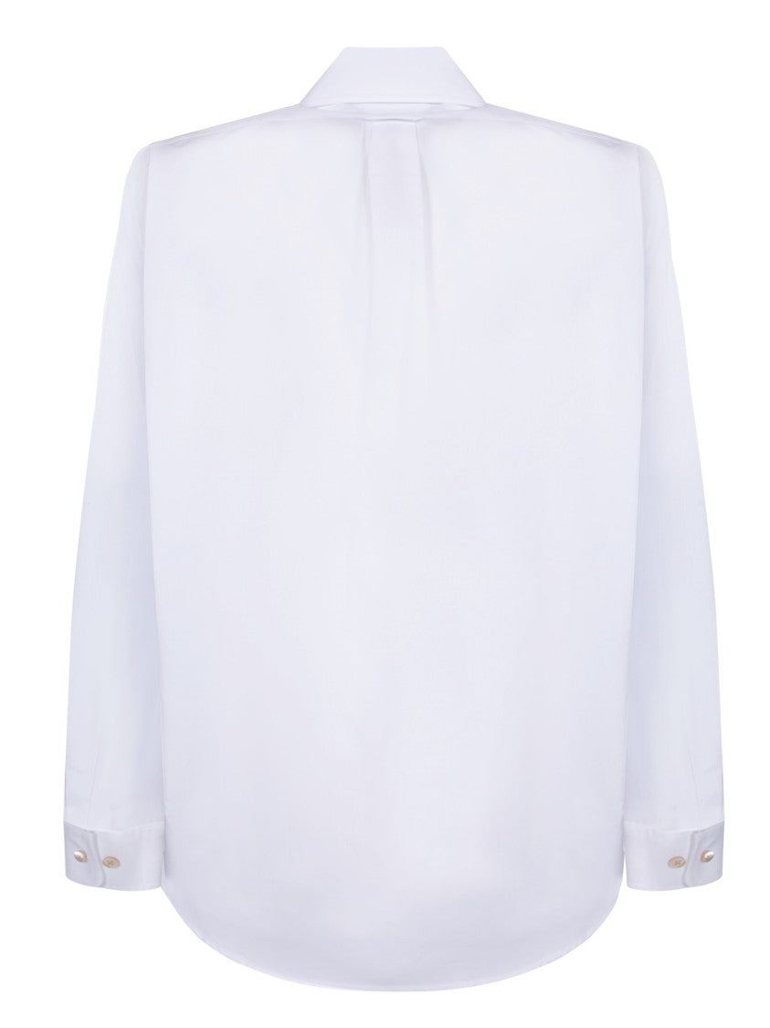 Palm Angels White Cotton Shirt