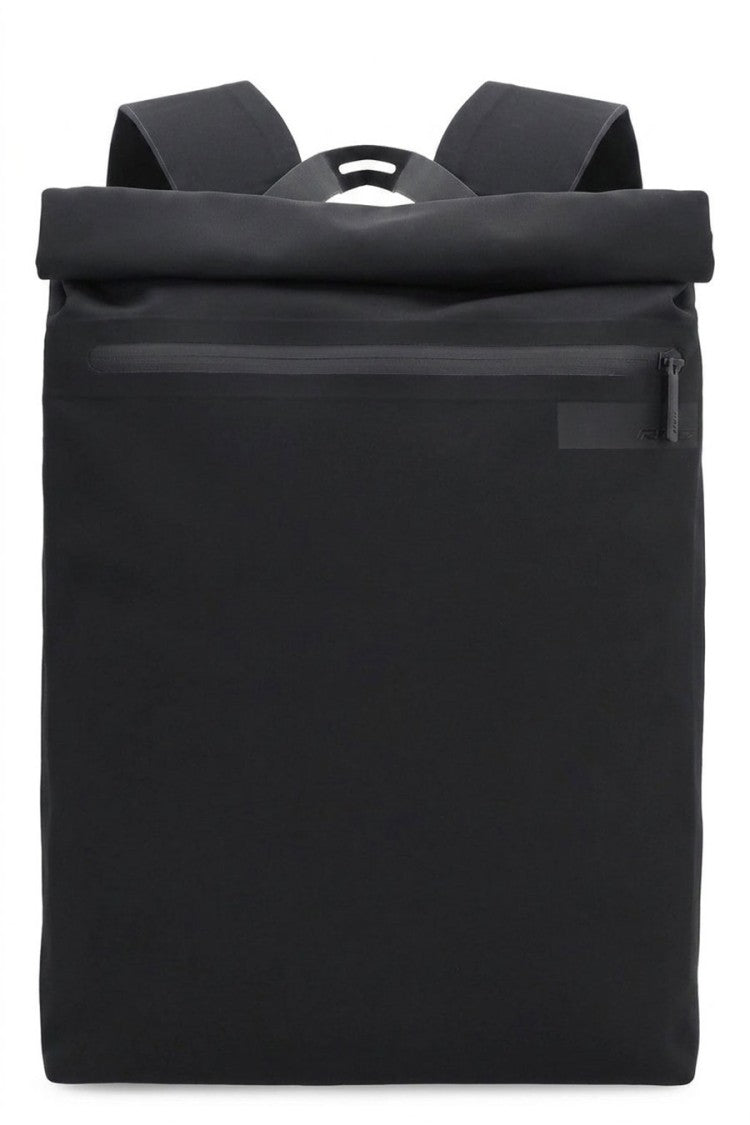 Rrd Black Polyamide-Blend Roll-Top Backpack